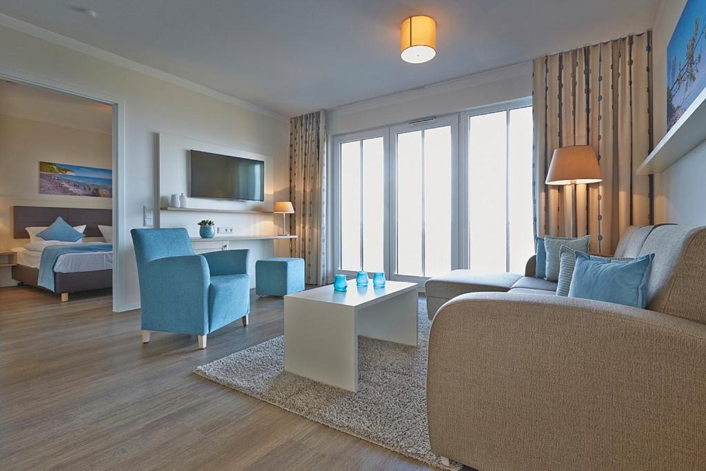 Aparthotel Waterkant Suites - Fewos Am Meer Mit Spa Börgerende-Rethwisch Szoba fotó