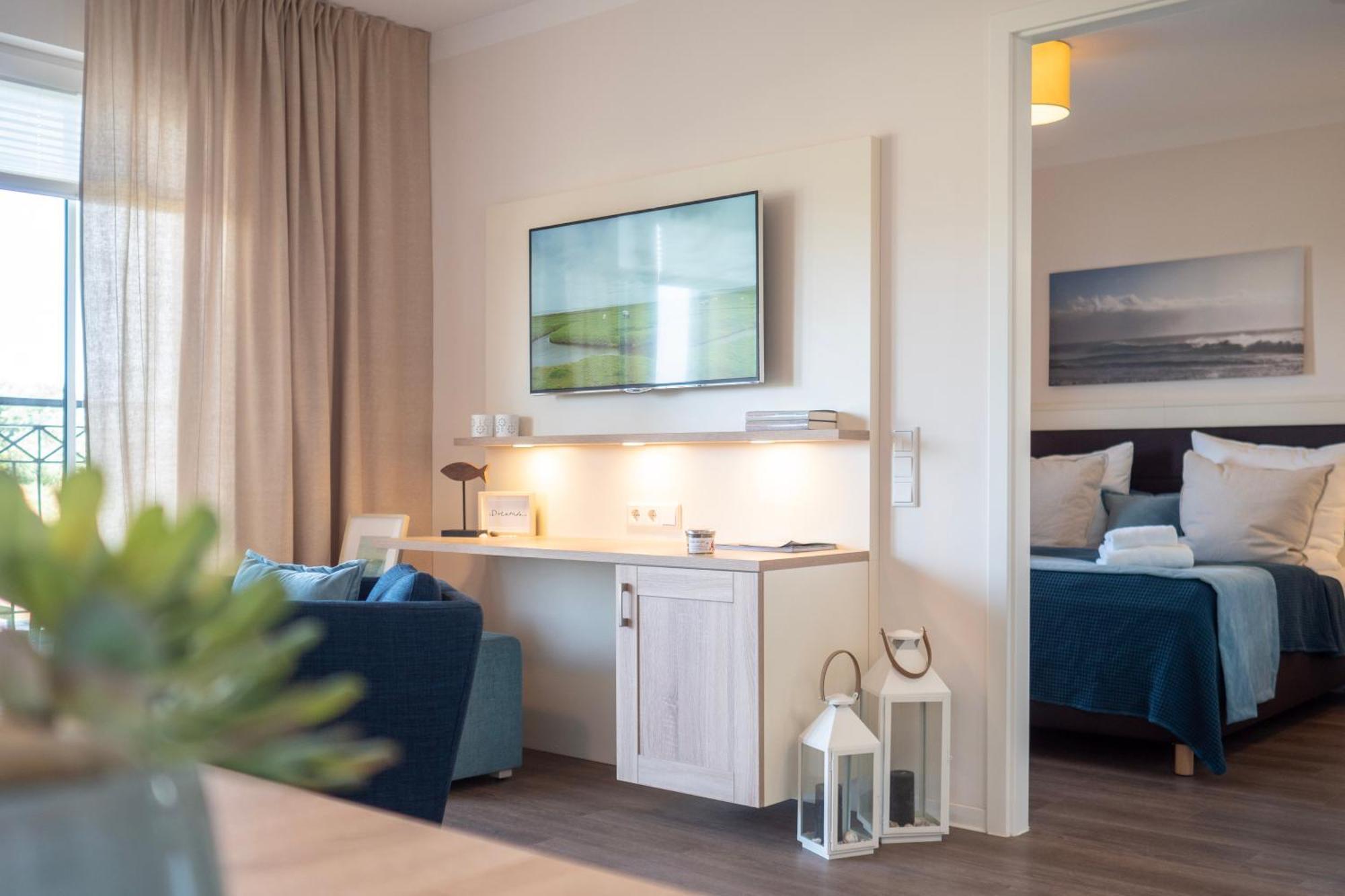 Aparthotel Waterkant Suites - Fewos Am Meer Mit Spa Börgerende-Rethwisch Szoba fotó